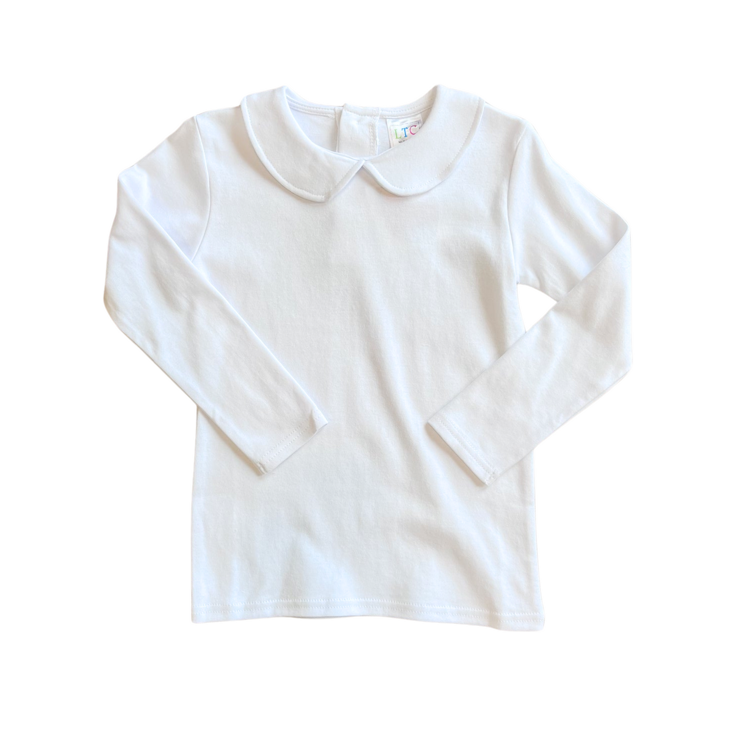 Long Sleeve Peter Pan Collar Shirt