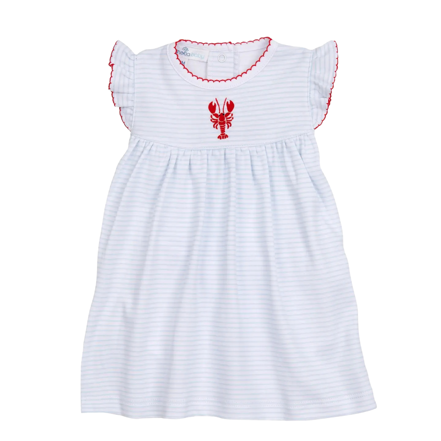 Lil' Snappers Embroidered Dress