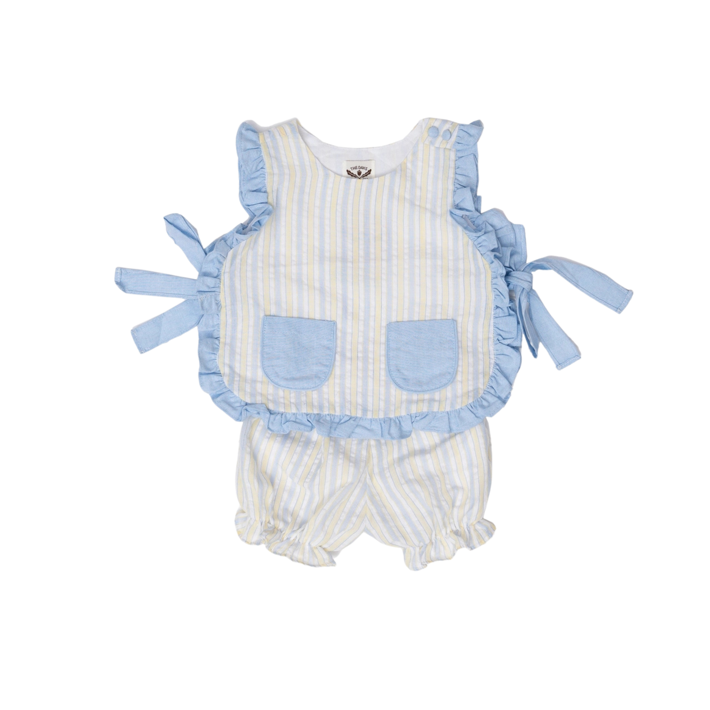 Della Striped Bloomer Set