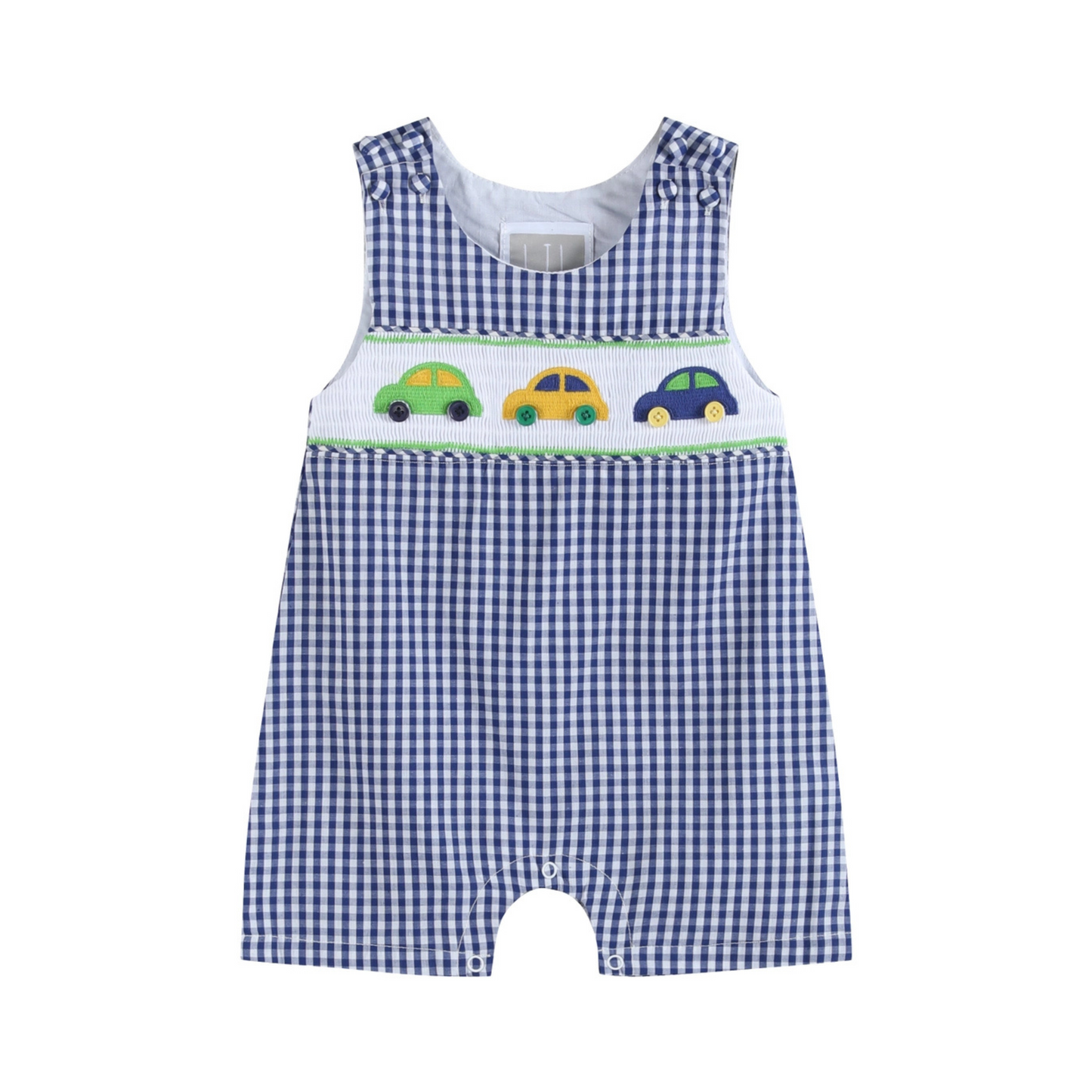 Walker Smocked Car Romper