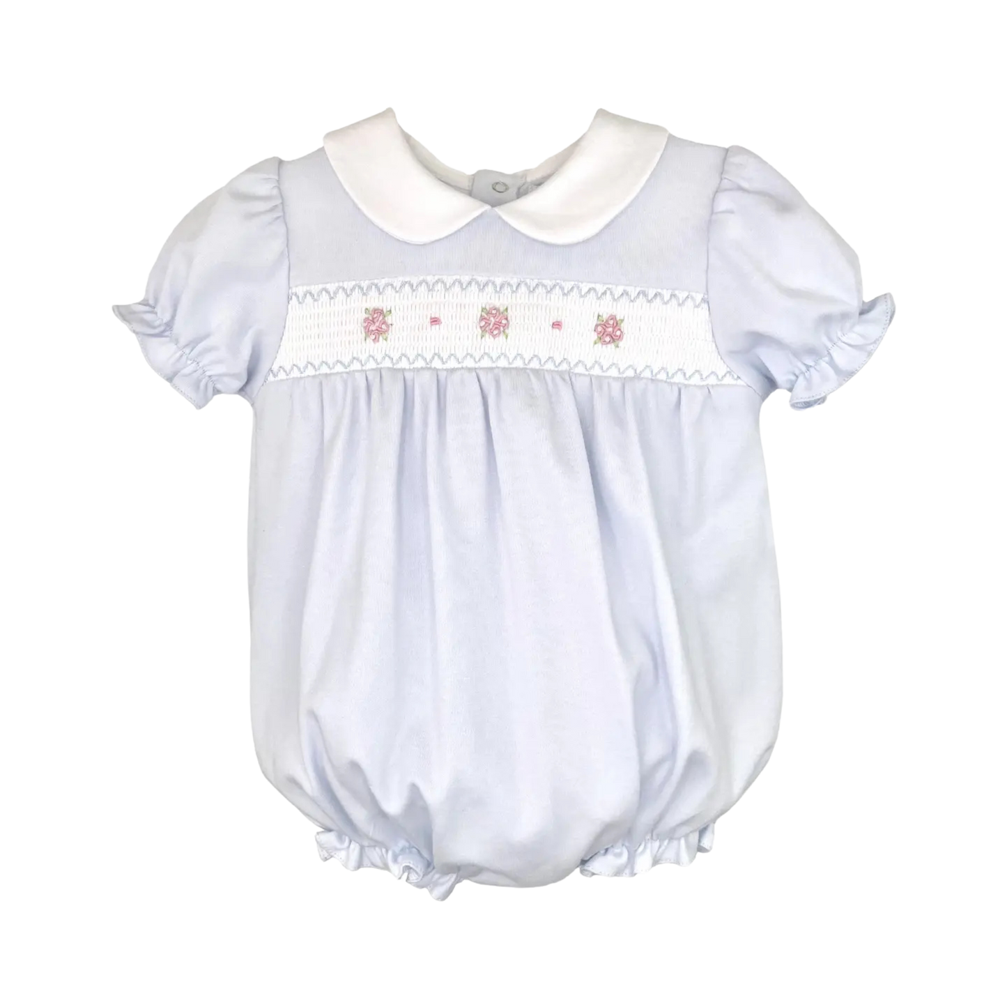 Luna Smocked Flower Knit Bubble