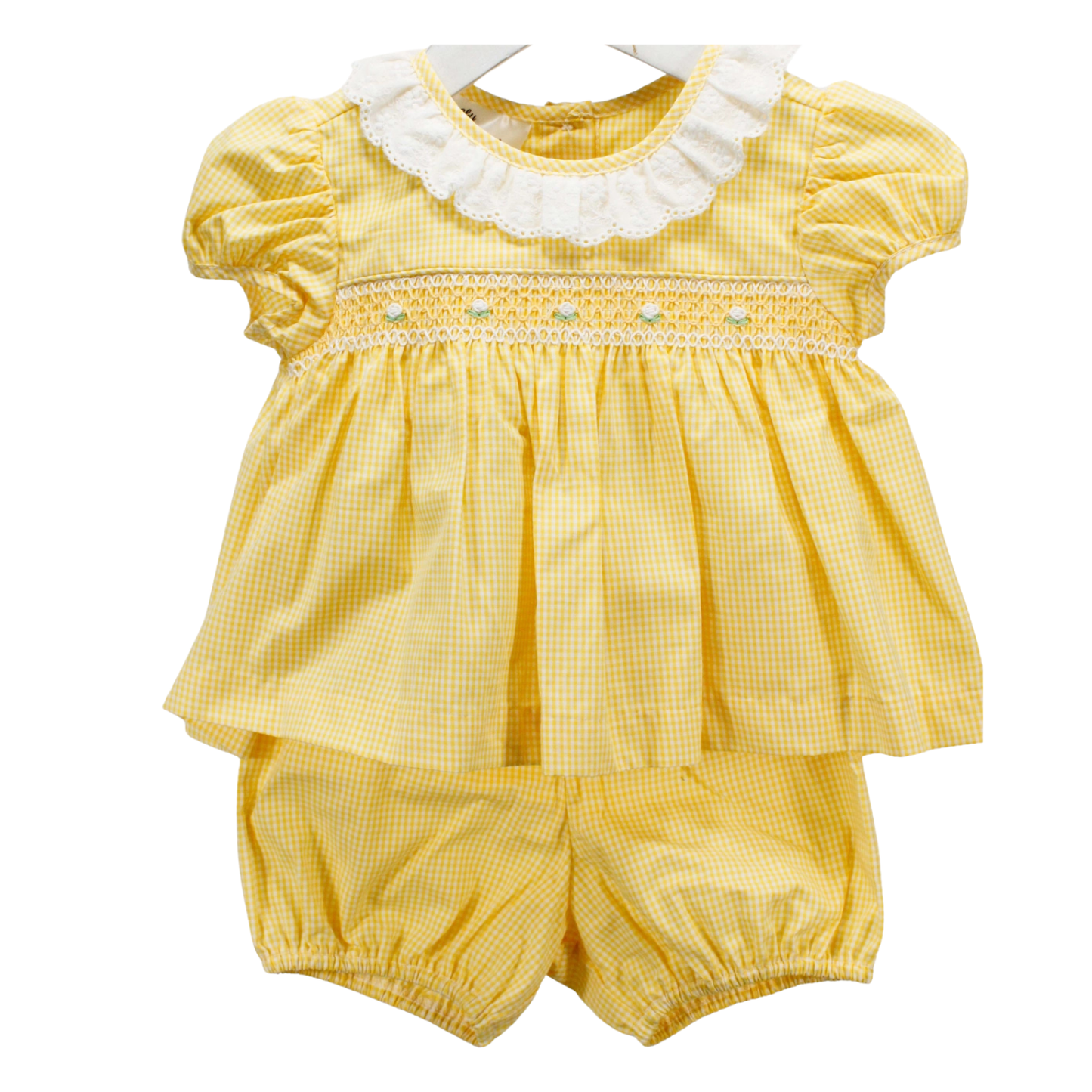 Lyla Geometric Smocked Set