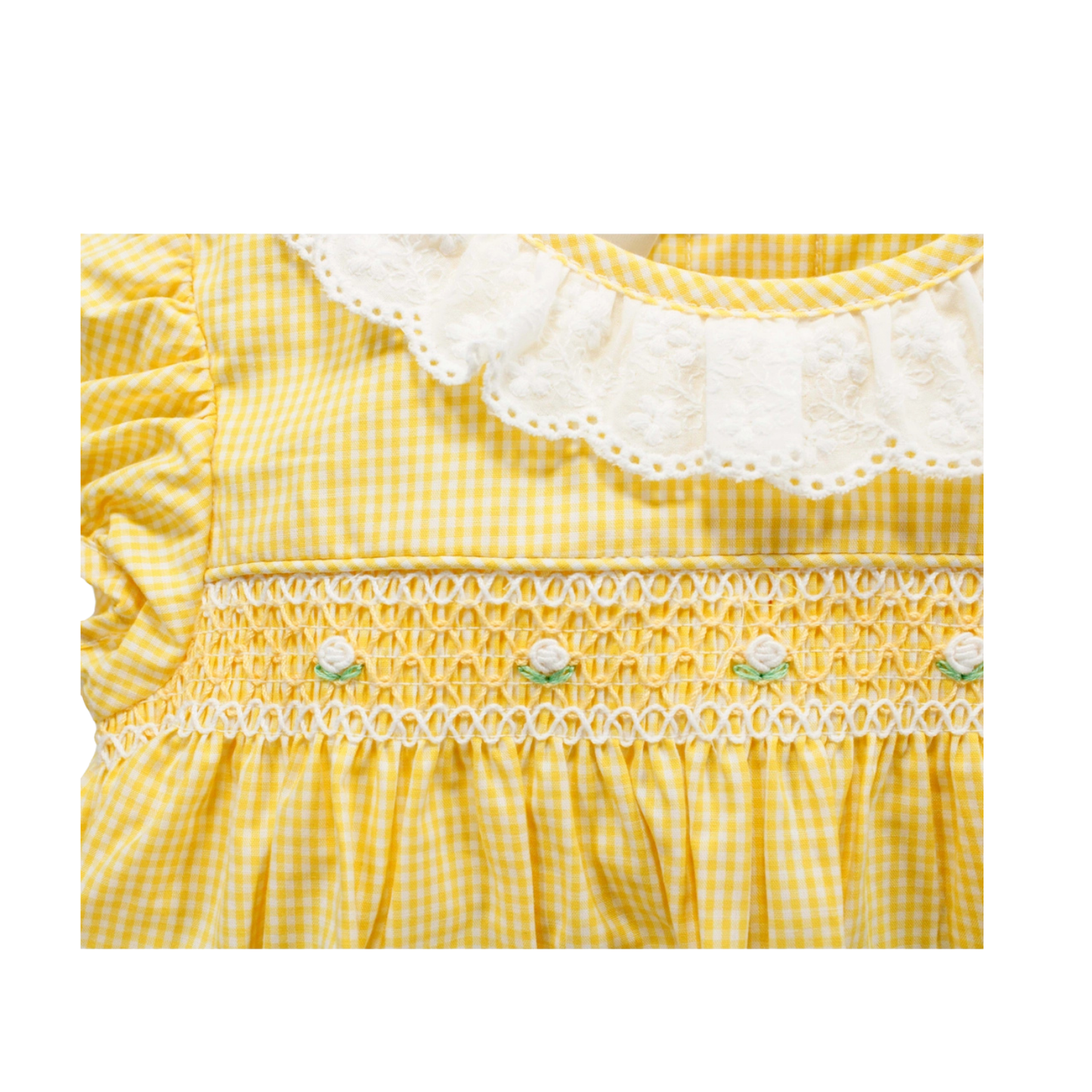 Lyla Geometric Smocked Set