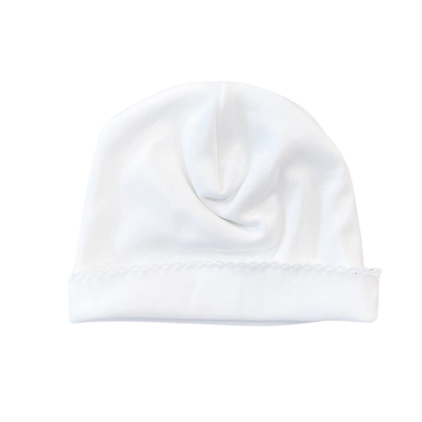 Picot Trim Baby Hat