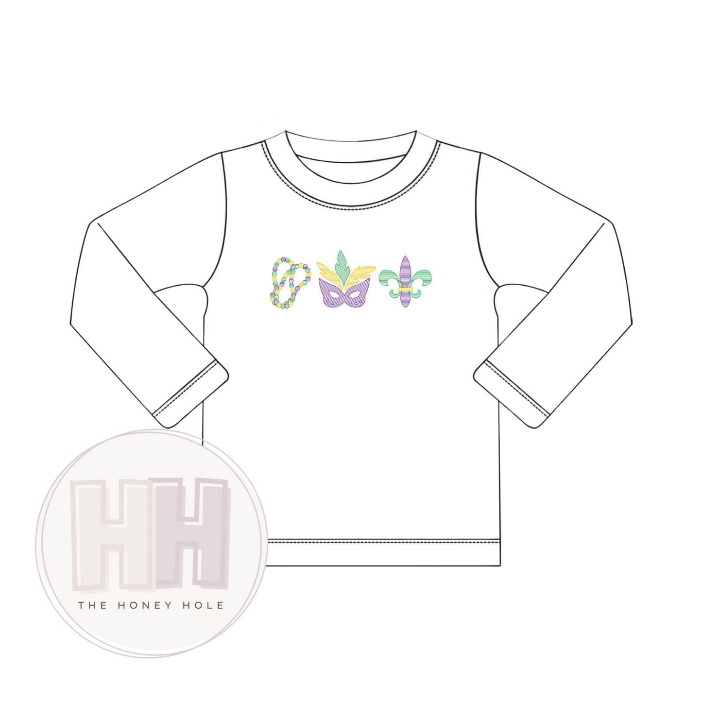 Mardi Gras Long Sleeve Shirt - HH Exclusive