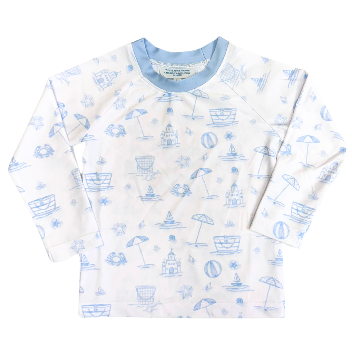 Seaside Moments Boys Long Sleeve Swim Top