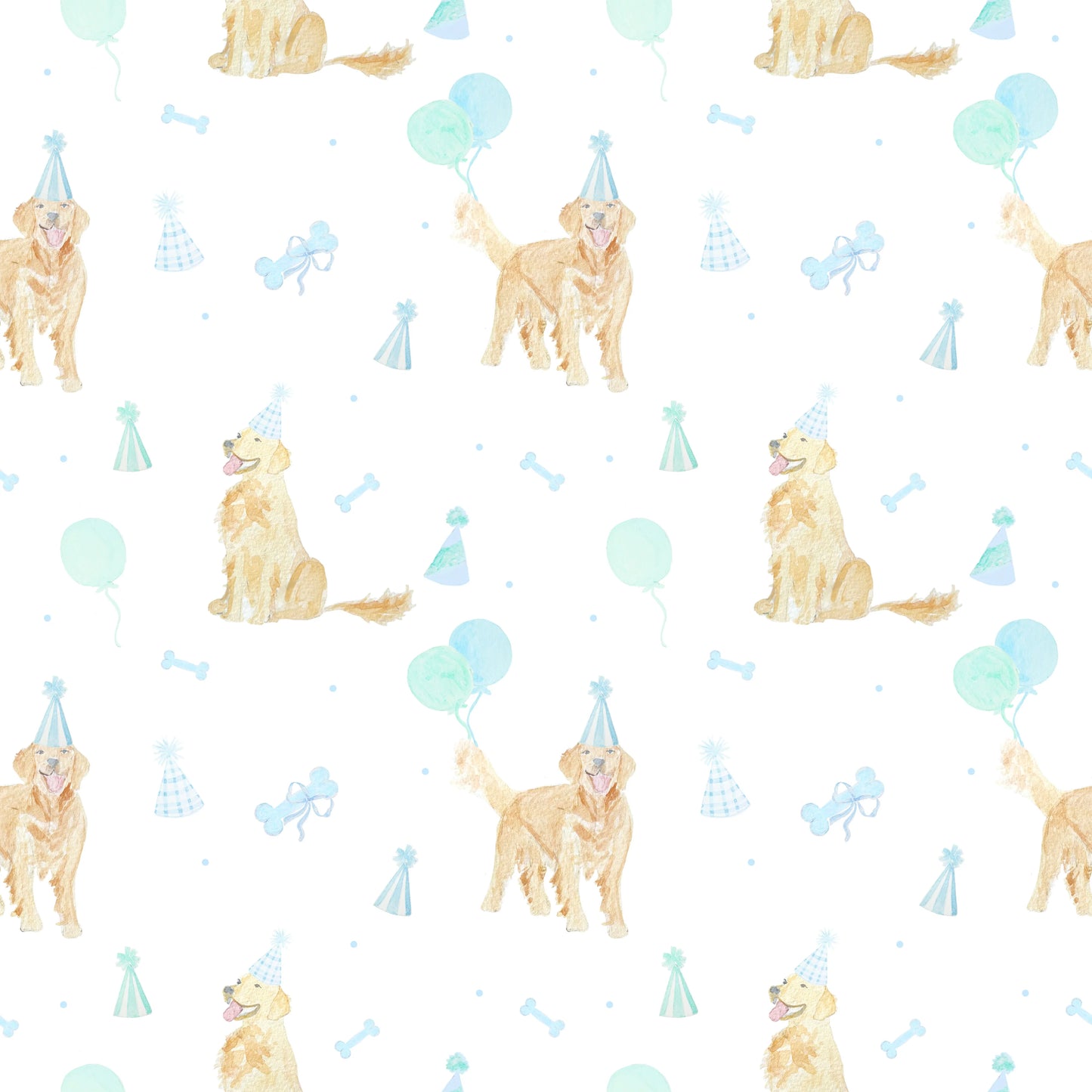 Blue Golden Days Two Piece Short Pajama Set
