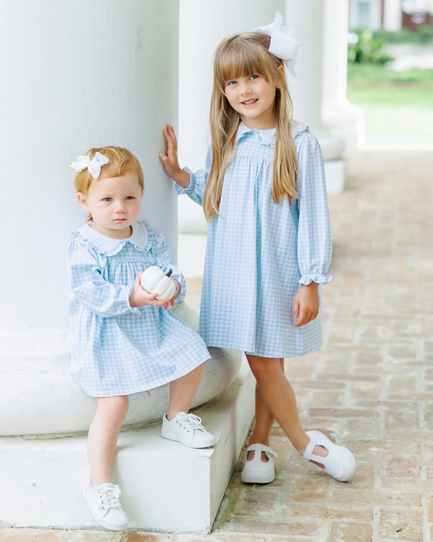 Catherine Blue Gingham Dress