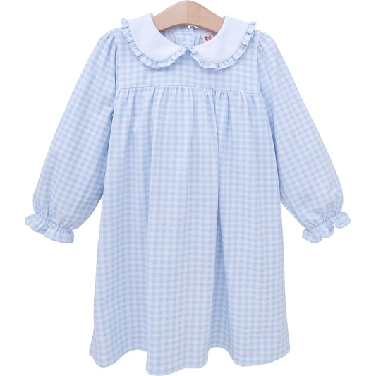 Catherine Blue Gingham Dress