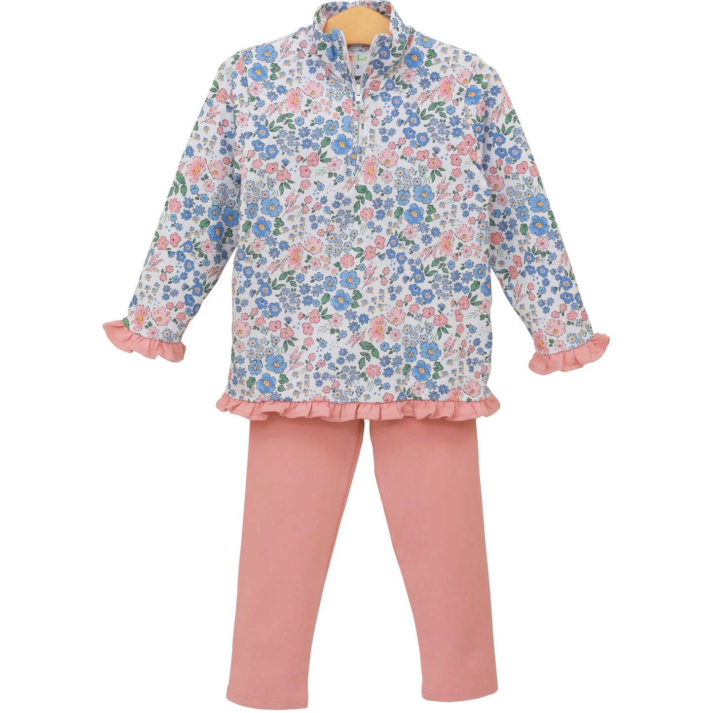 Elise Ruffle Pullover Set
