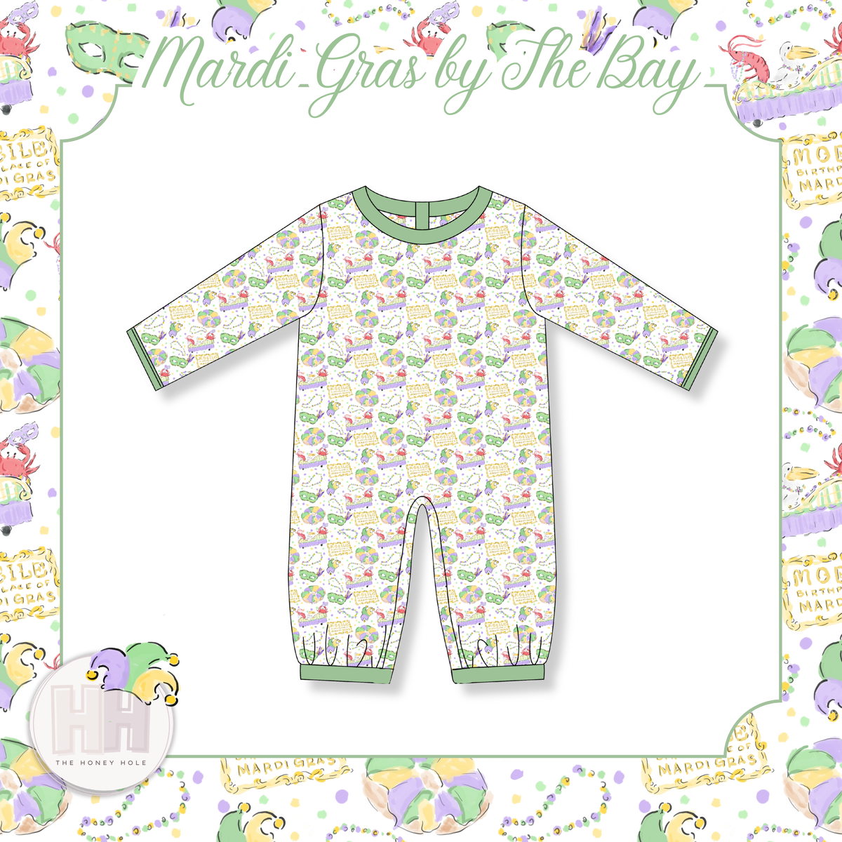 Mardi Gras By The Bay - Romper