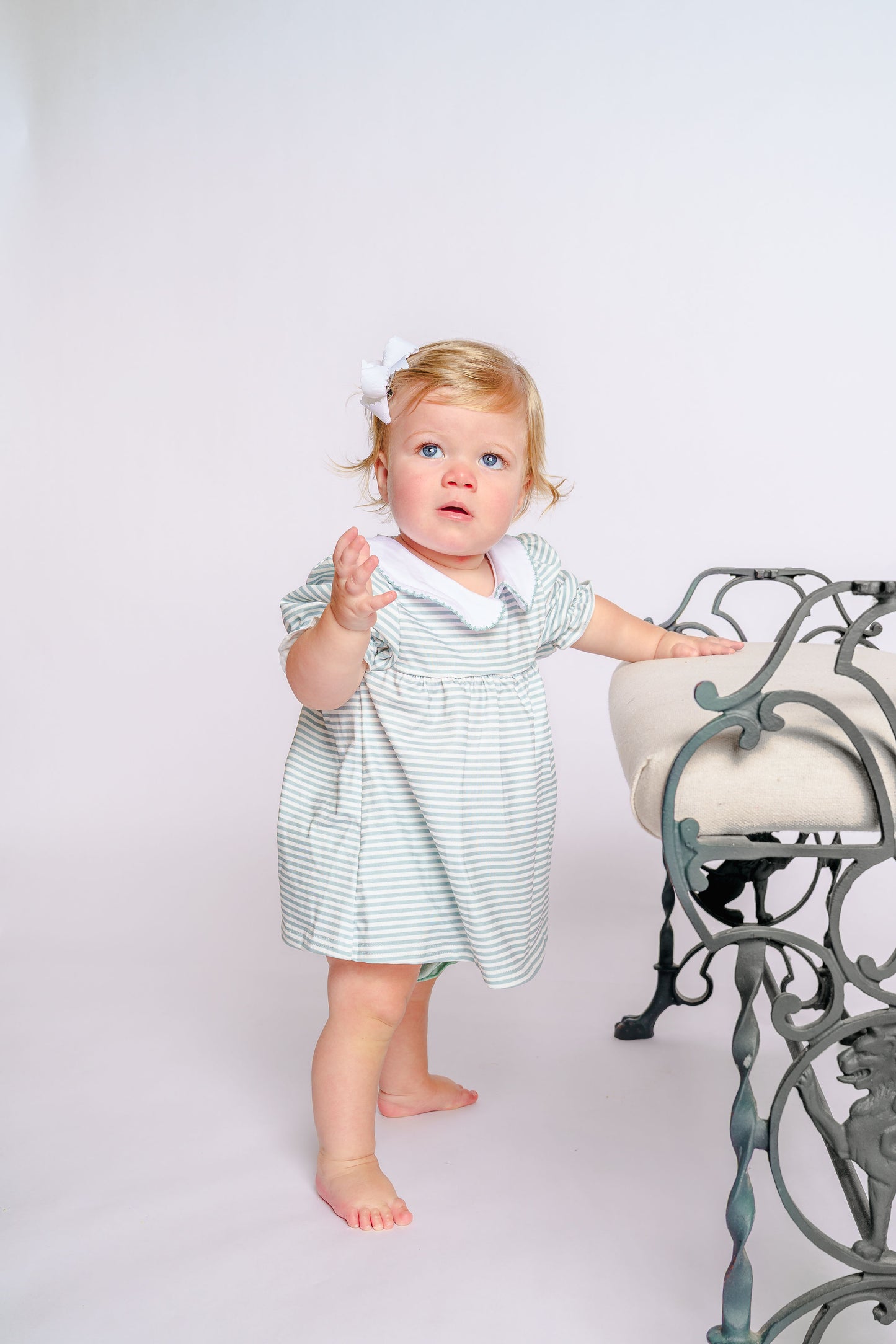 Daisy Sage Green Bloomer Set