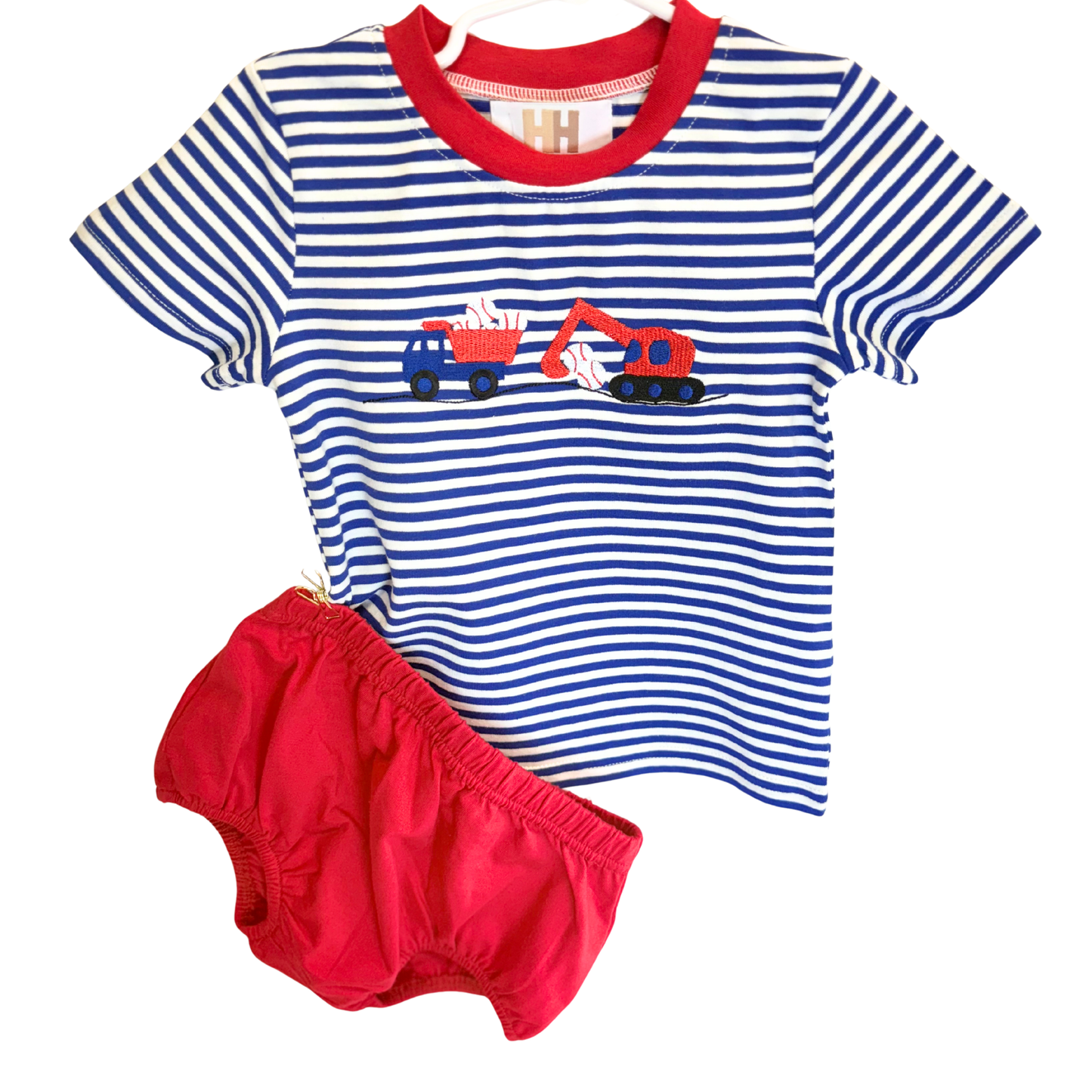 Brett Baseball Diaper Cover Set