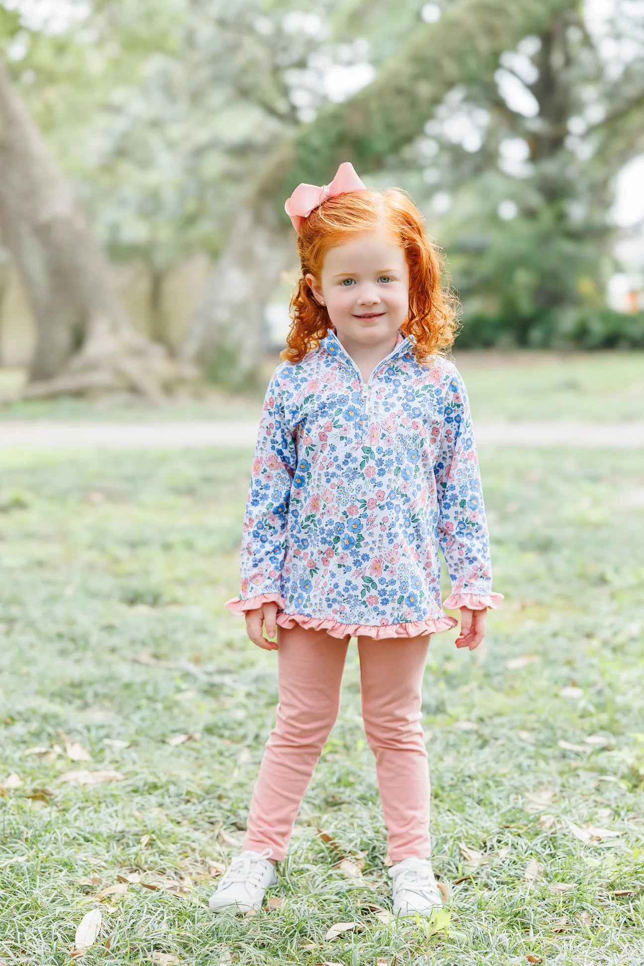 Elise Ruffle Pullover Set