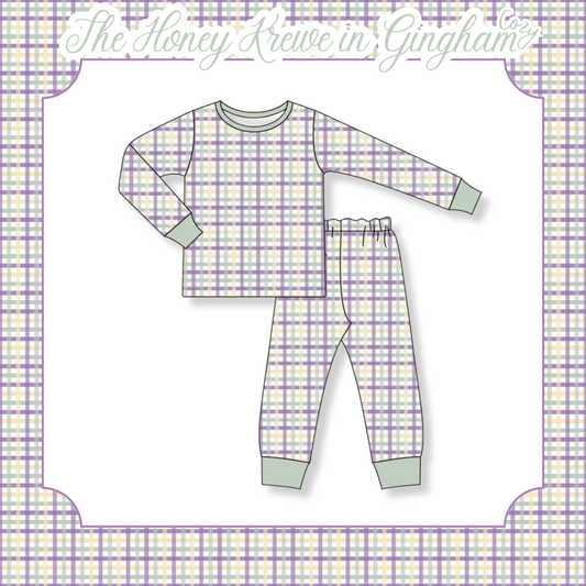 The Honey Krewe in Gingham — PJ Set