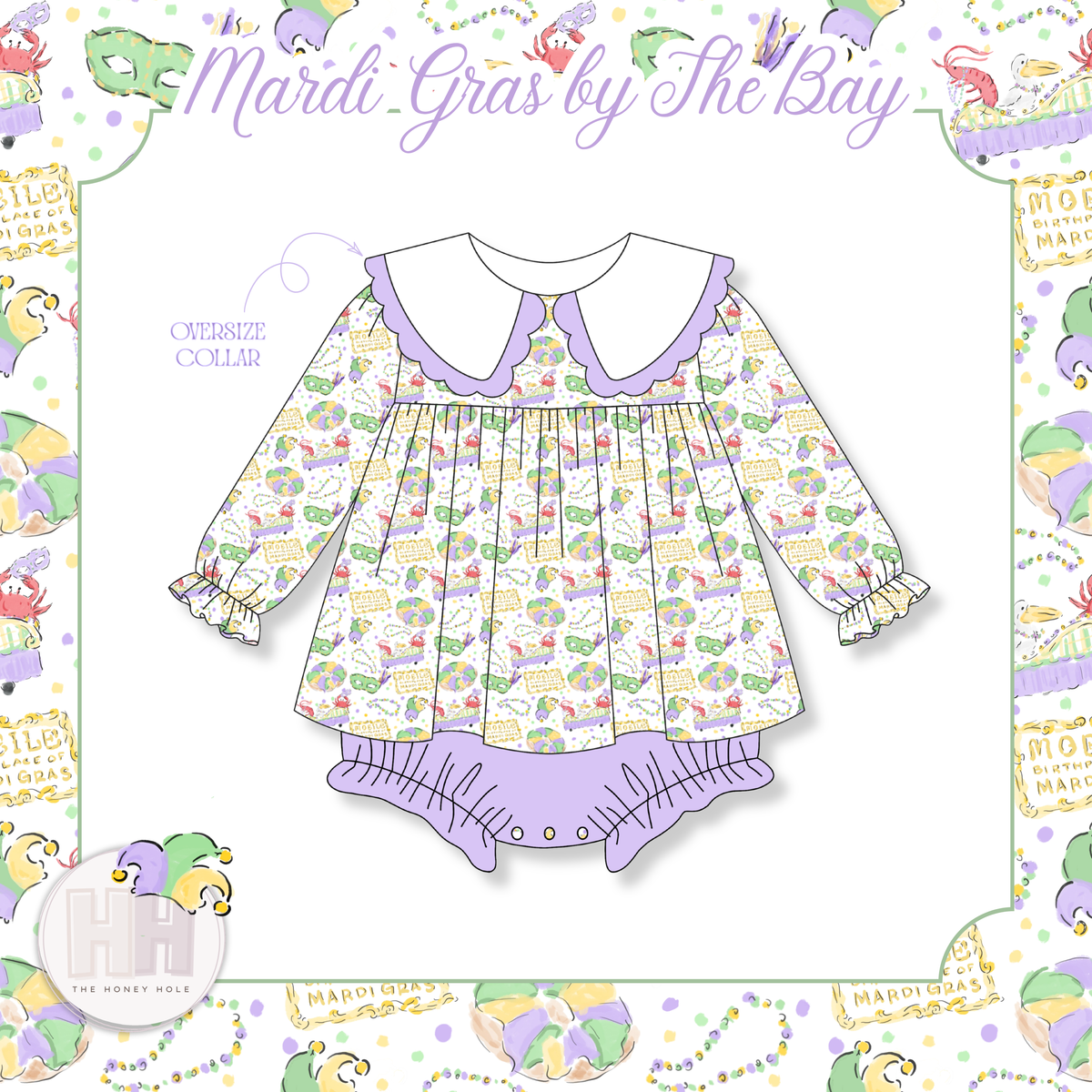 Mardi Gras By The Bay - Skirted Bubble