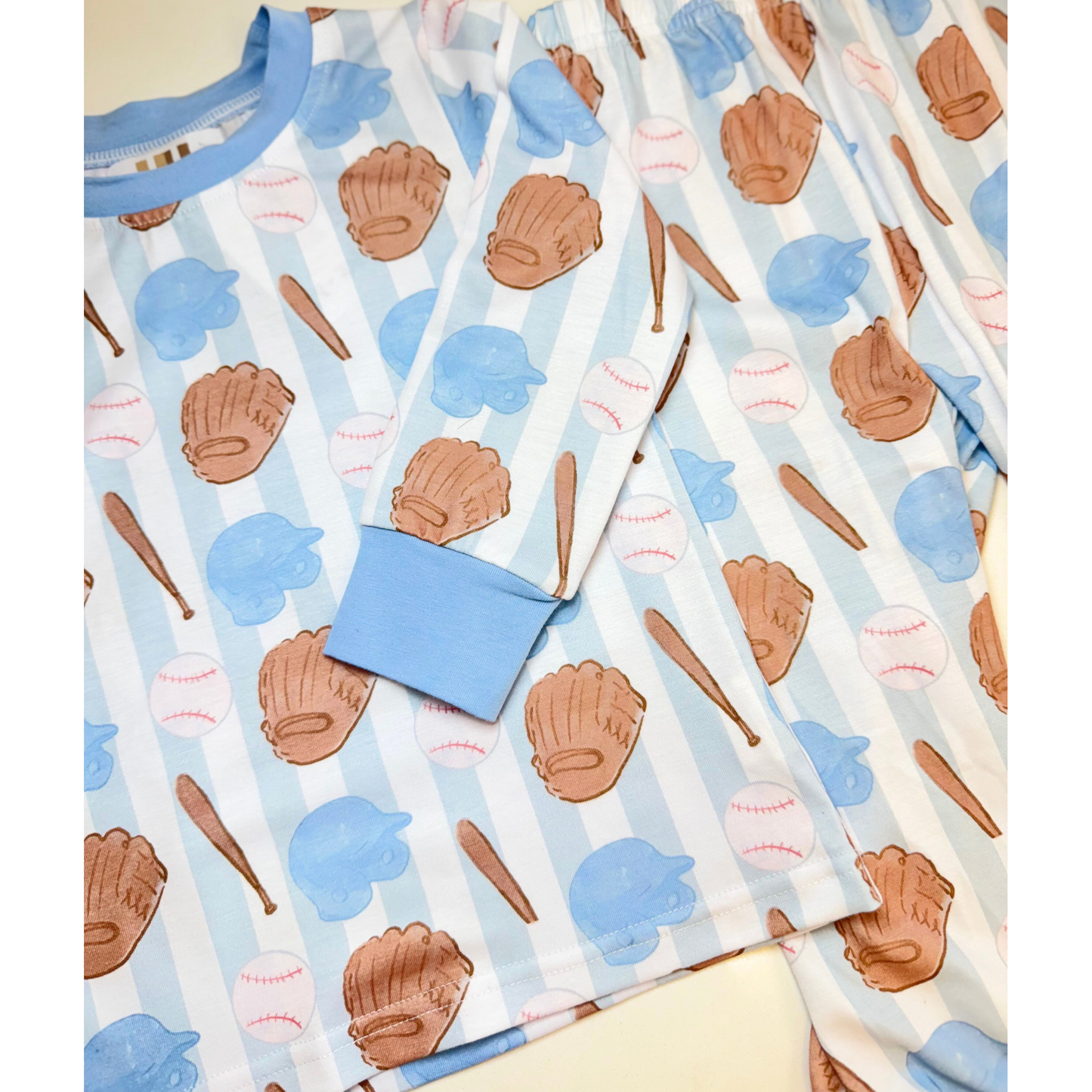 Hank Baseball Pajama Pant Set