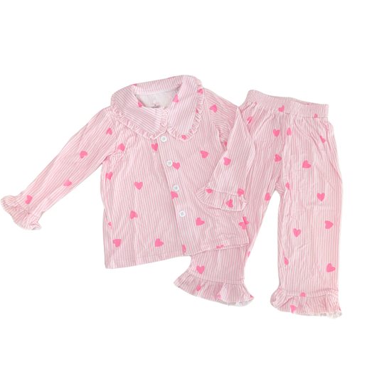 Sweetheart Stripes Pajama Pant Set