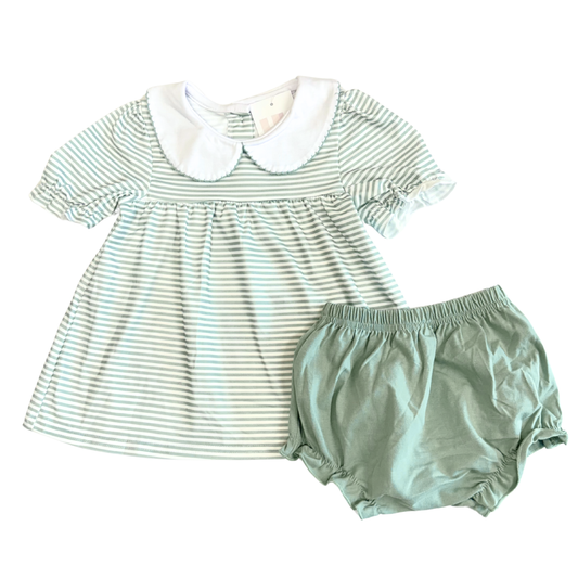 Daisy Sage Green Bloomer Set