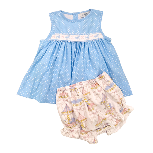 Lilly Carousel Ribbon Bloomer Set
