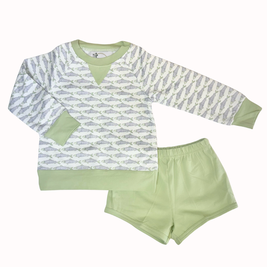 Wells Fish Short Set